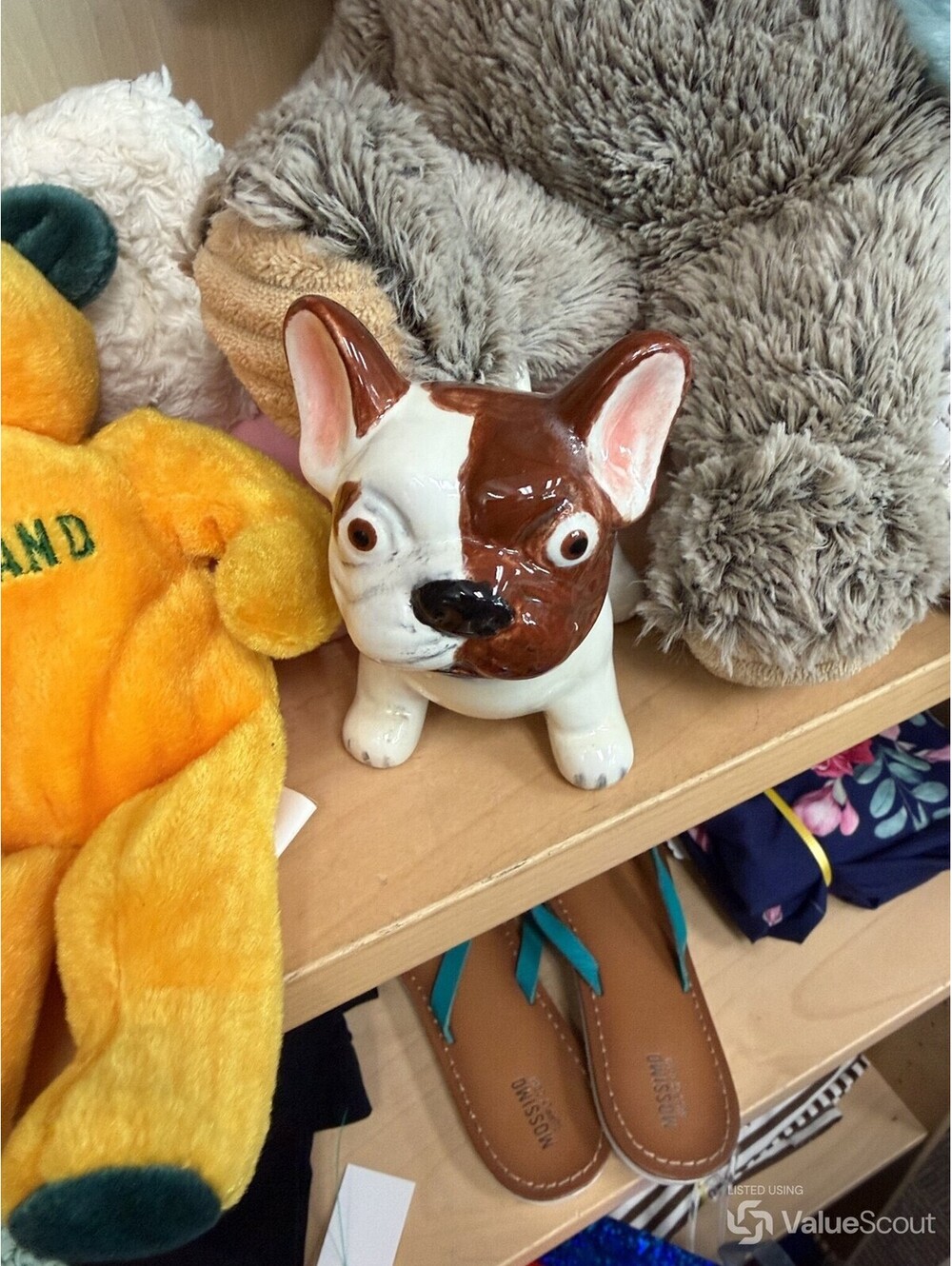 French Bulldog Figurine Vintage Ceramic Porcelain 5–7